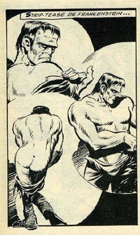 Strip tease de Frankenstein