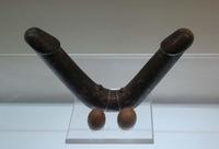 Double dong antique en bronze
