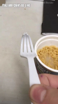 Fourchette à l'italienne