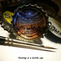 Une capsule de bière