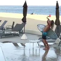 Un tour à la piscine puis une bière