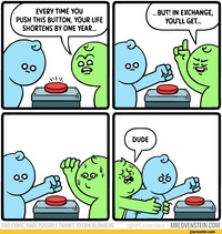 Le bouton de la vie
