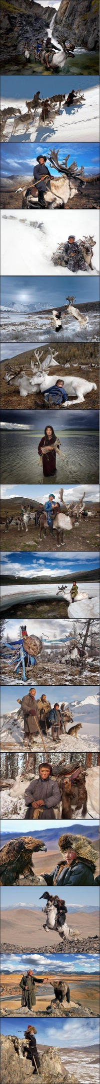 Photos de la tribu Dukha, des steppes nord-mongoliennes