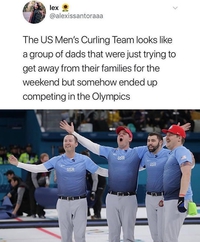 L'équipe olympique américaine de curling