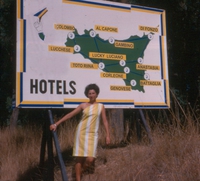 1964, une carte touristique insolite de Sicile...