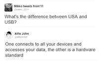 Différence entre USA et USB ?