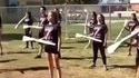 Entraînement de majorettes (baissez le son...)
