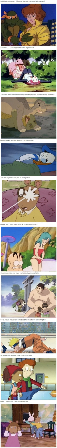 Mon enfance est ruinée