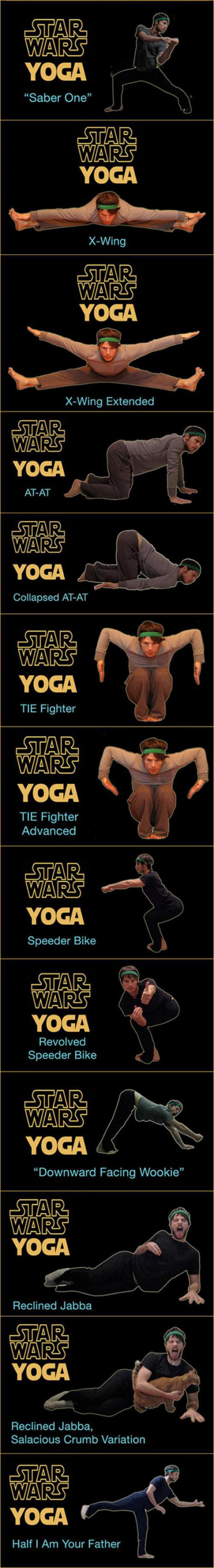 Les techniques de la Force appliquées au yoga.