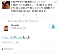Tweet Nutella