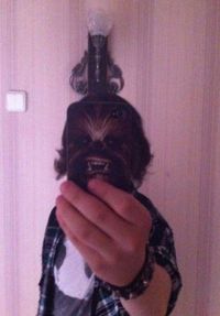 Selfie chewbacca