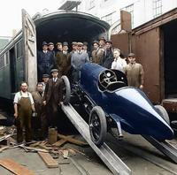 Voiture de course en 1916