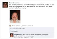 Mon professeur préféré