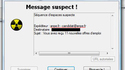 Message suspect