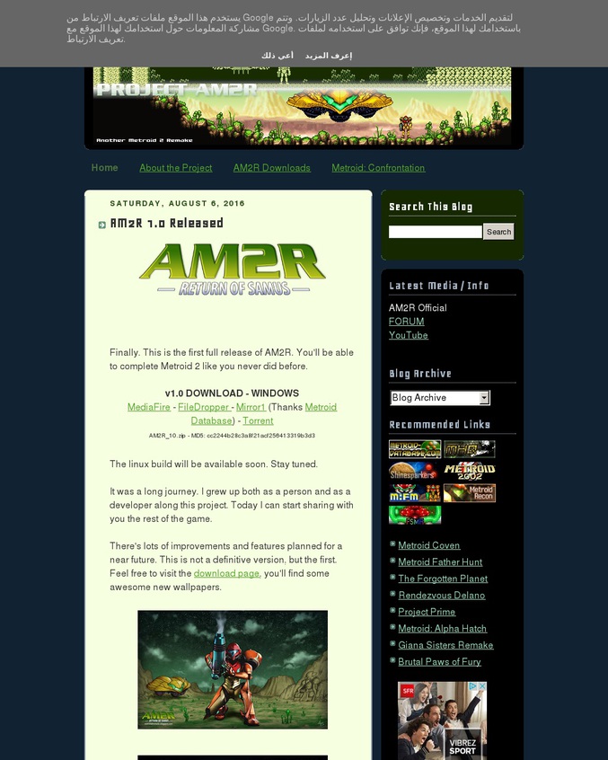 AM2R est un remake de Metroid 2, sorti sur Gameboy en 1992, qui est sorti hier pour les 30 ans de la franchise et développé par une seule personne. Le jeu utilise des sprites des Metroid GBA et a un gameplay similaire, ce qui le rend beaucoup plus agréable que l'original. Le jeu n'est pas officiel, alors dépêchez-vous de le télécharger avant que Nintendo l'interdise.
