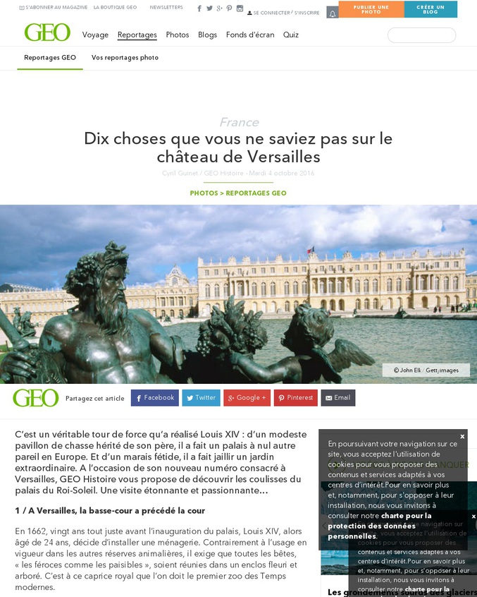 Versailles vous est conté.
