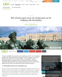 Dix choses que vous ne saviez pas sur le château de Versailles