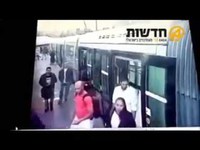 Crazy driver at the train station