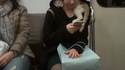 Chat dans le métro