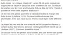 Quelques questions pertinentes