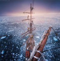 Bateau en Antarctique