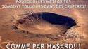 Le complot des météorites