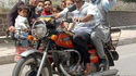 Moto en famille
