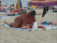 Aujourd'hui, à la plage...