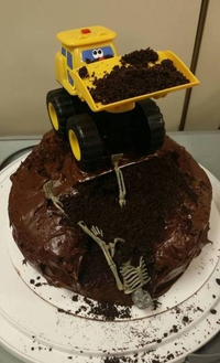 Gâteau en chantier