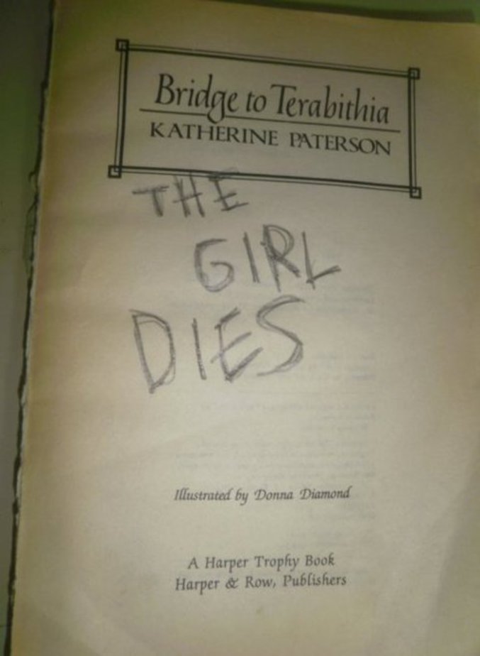 La fille meurt...