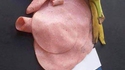 Trump en bananes et charcuterie