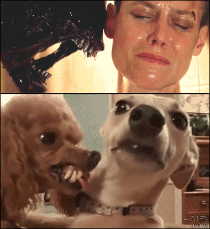 Like an alien.