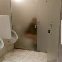 Pas la meilleure idée pour une porte de WC