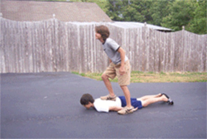 Skate sur humain