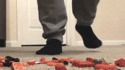 Marcher sur un lego