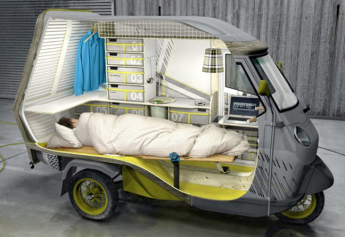 Un camping-car de taille reduite
