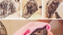 un objet de torture pour chat ! ooopa...
