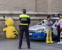 La police espagnole ne rigole pas avec Pikachu