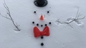 Bonhomme de neige à plat