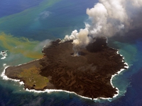 La formation d'une île