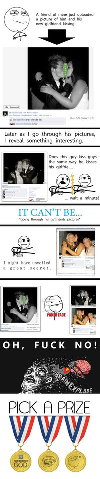 Une histoire d'amour sur Facebook