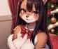 une fille avec fourrure pour être au chaud ce Noël :p