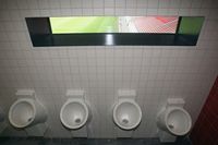 Toilettes de stade