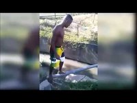 Very brave idiot