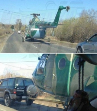 Dépasser un hélicoptère