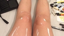Avoir les jambes brillantes