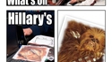 Sur le bureau d'Hilary