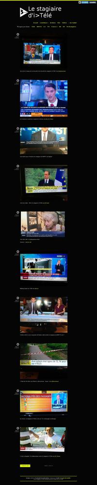 Le stagiaire d'i>Télé