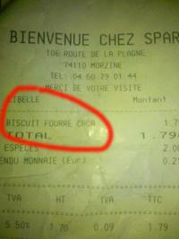 Biscuit fourré