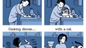 Avec un chat